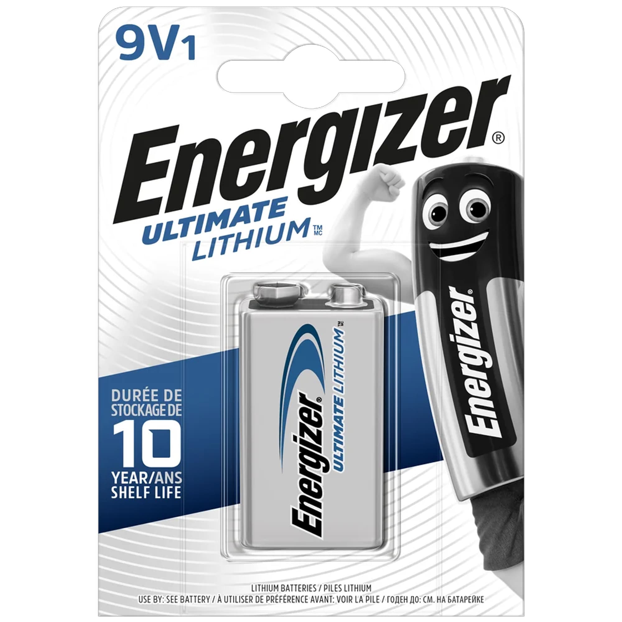 Pile au lithium Energizer LA522 Ultimate Lithium LA522, 9 V 6F22