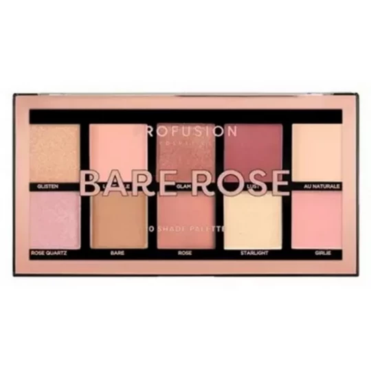 Profusion Cosmetics Palette Yeux Bare Rose 10 Teintes
