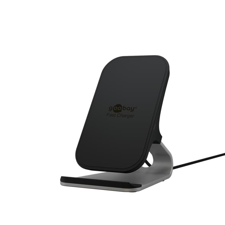 Chargeur rapide de bureau sans fil idéal pour les smartphones et les appareils avec la norme Qi, 10 W, charge inductive, support de table élégant,