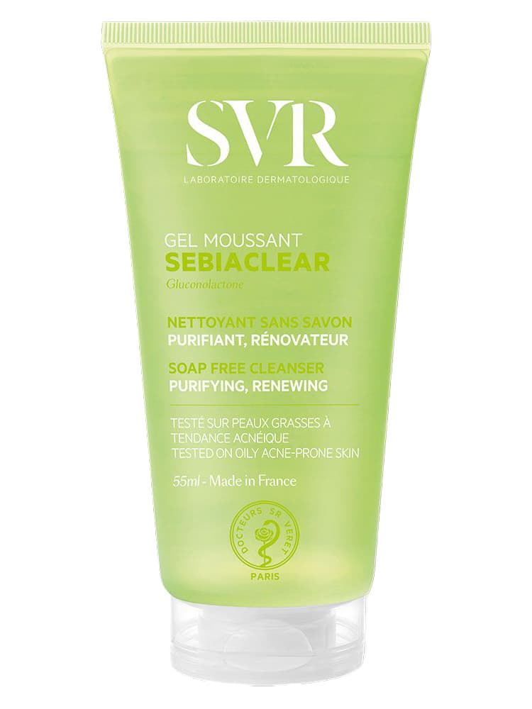 SVR Sebiaclear Gel Moussant Anti-Imperfections Peaux Grasses à Tendance Acnéique 55 ml