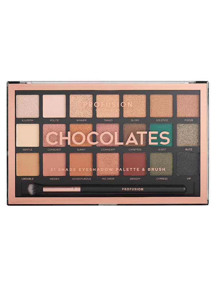 Profusion Cosmetics Palette Chocolates Yeux 21 Teintes